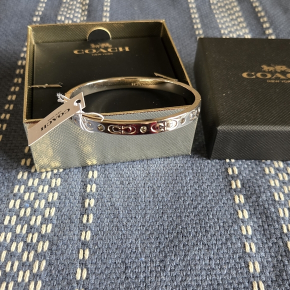 Coach Silver Bangle - Picture 1 of 9